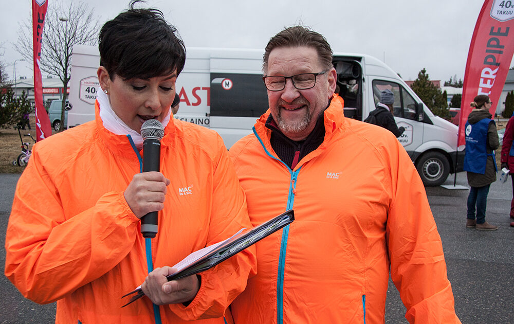 Juontajat Sanna Varjanne ja Pentti Kallio Juontajat Sanna Varjanne ja Pentti Kallio