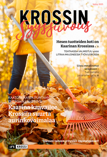 Krossin Syyssiivous 2025 -lehden kansi